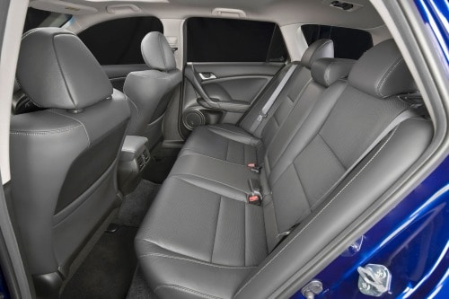 2012 Acura TSX Sport Wagon Technology Package Wagon Rear Interior