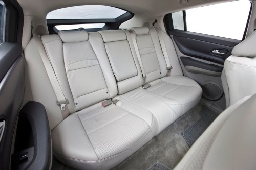 2010 Acura ZDX 4dr Hatchback Rear Interior