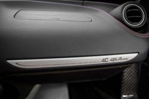 2015 Alfa Romeo 4C Coupe Interior Detail