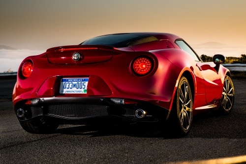 2015 Alfa Romeo 4C Coupe Exterior