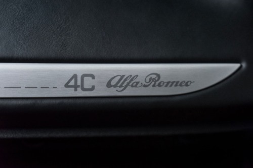 2015 Alfa Romeo 4C Spider Coupe Interior Detail