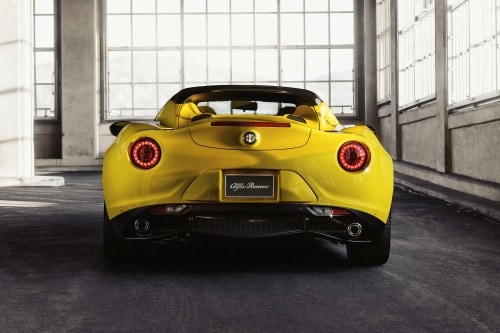 2015 Alfa Romeo 4C Spider Coupe Exterior