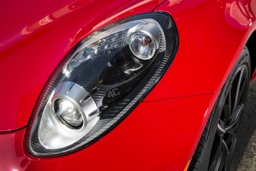 2016 Alfa Romeo 4C Base Coupe Headlamp Detail