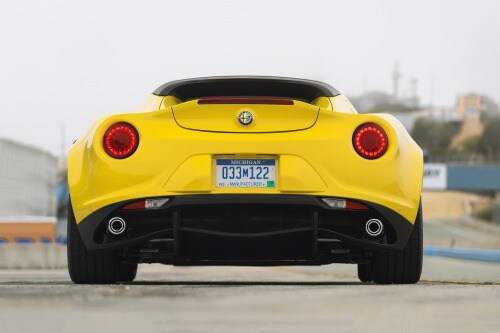 2016 Alfa Romeo 4C Spider Coupe Exterior