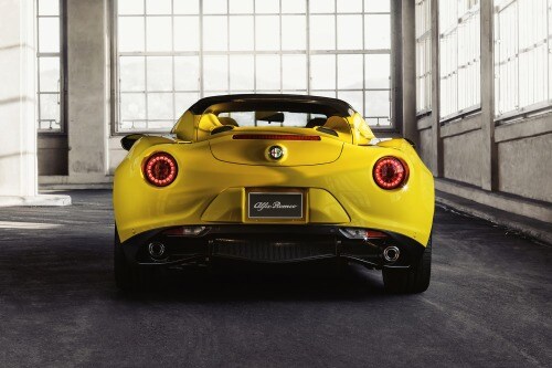 2016 Alfa Romeo 4C Spider Coupe Exterior