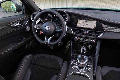 2024 Alfa Romeo Giulia Quadrifoglio 100th Anniversary Sedan Steering Wheel Detail