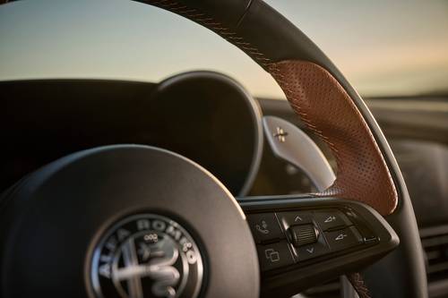 2025 Alfa Romeo Giulia Intensa Sedan Interior Detail. European Model Shown.