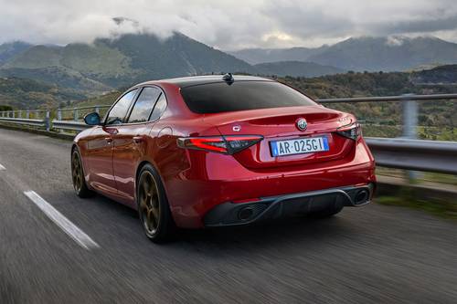 2025 Alfa Romeo Giulia Intensa Sedan Exterior. European Model Shown.
