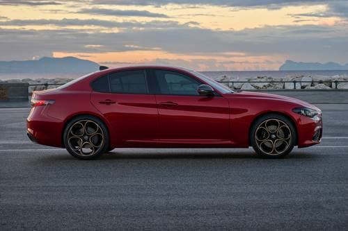 2025 Alfa Romeo Giulia Intensa Sedan Profile. European Model Shown.
