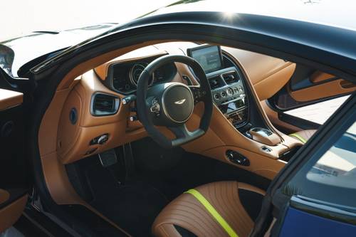 2021 Aston Martin DB11 AMR Coupe Steering Wheel Detail