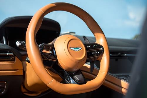 2024 Aston Martin DB12 V8 Coupe Steering Wheel Detail