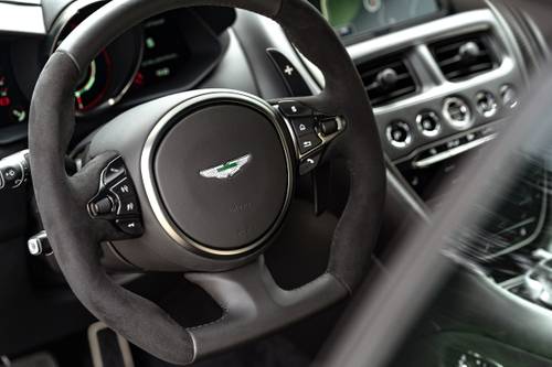 2019 Aston Martin DBS Superleggera Coupe Steering Wheel Detail