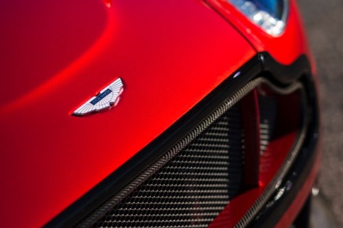 2015 Aston Martin V12 Vantage S Coupe Front Badge