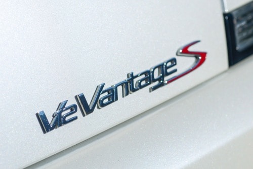 2015 Aston Martin V12 Vantage S Coupe Rear Badge