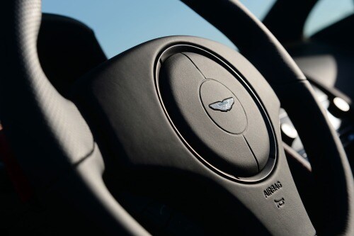 2016 Aston Martin V8 Vantage GT Roadster Convertible Steering Wheel Detail