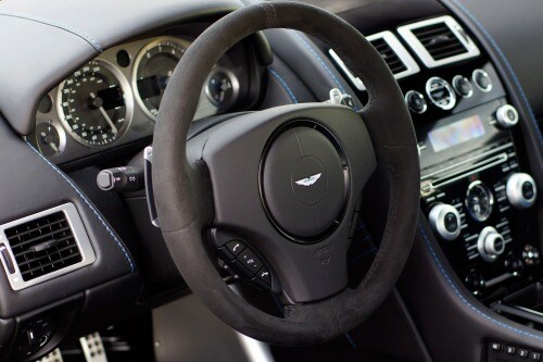 2016 Aston Martin V8 Vantage S Coupe Steering Wheel Detail
