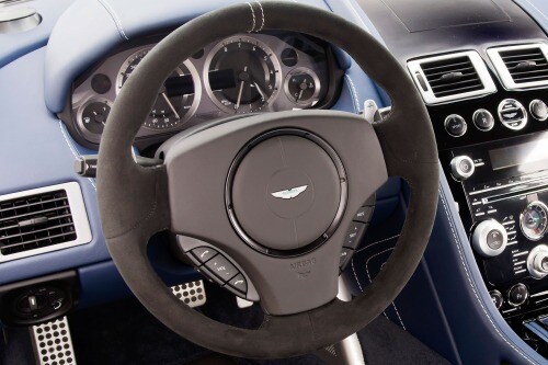 2016 Aston Martin V8 Vantage S Coupe Steering Wheel Detail