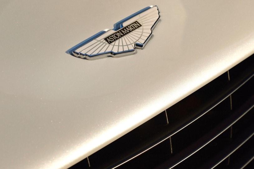2014 Aston Martin Vanquish Volante Convertible Front Badge