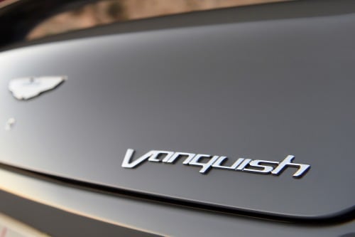 2017 Aston Martin Vanquish Volante Convertible Rear Badge