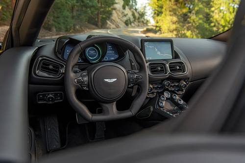 2023 Aston Martin Vantage Roadster Convertible Steering Wheel Detail