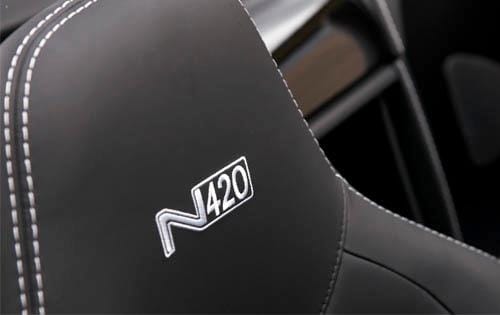 2011 Aston Martin V8 Vantage N420 Seat Detail