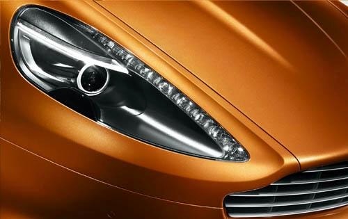 2011 Aston Martin Virage Head Lamp Detail