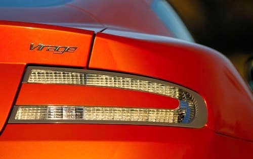 2011 Aston Martin Virage Rear Badging and Tailight