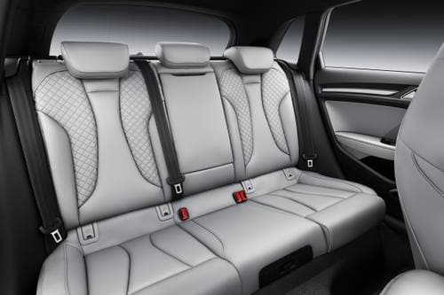 2018 Audi A3 Sportback e-tron 1.4 TFSI PHEV Prestige 4dr Hatchback Rear Interior. Sport Package Shown.