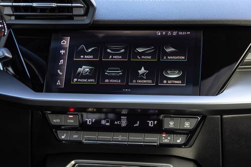 2022 Audi A3 Prestige Sedan Center Console