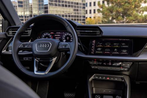2022 Audi A3 Prestige Sedan Steering Wheel Detail