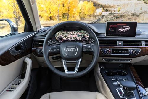 2018 Audi A4 allroad 2.0 TFSI Prestige quattro w/Prod. End 6/18 Wagon Steering Wheel Detail