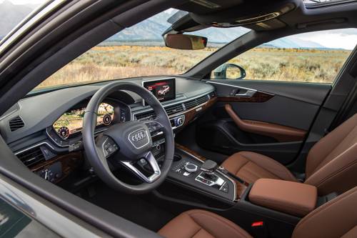 2018 Audi A4 allroad 2.0 TFSI Prestige quattro w/Prod. End 6/18 Wagon Steering Wheel Detail