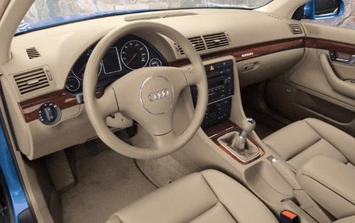2002 Audi A4 3.0 Interior; Manual Shown