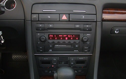 2003 Audi A4 Convertible Center Console
