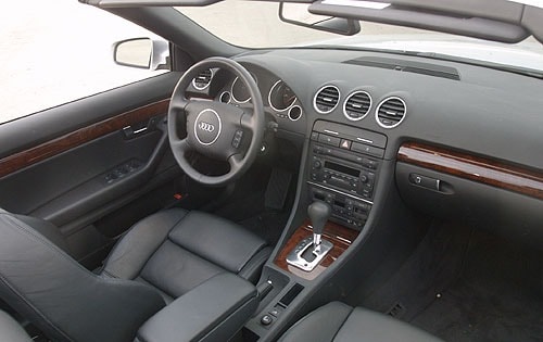 2003 Audi A4 Convertible Interior