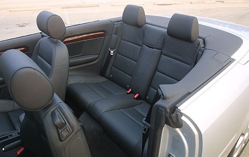 2003 Audi A4 Convertible Rear Interior