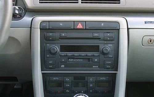 2002 Audi A4 Center Console Shown