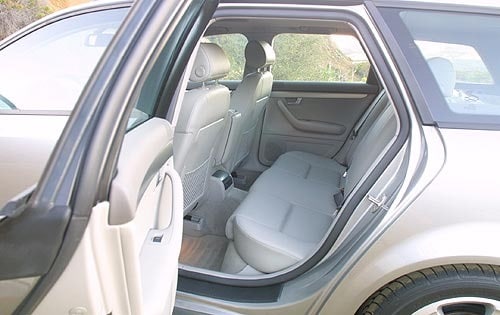 2003 Audi A4 1.8T Avant quattro Rear Interior Shown