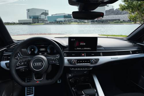 2021 Audi A4 Prestige S line 45 TFSI quattro Sedan Steering Wheel Detail