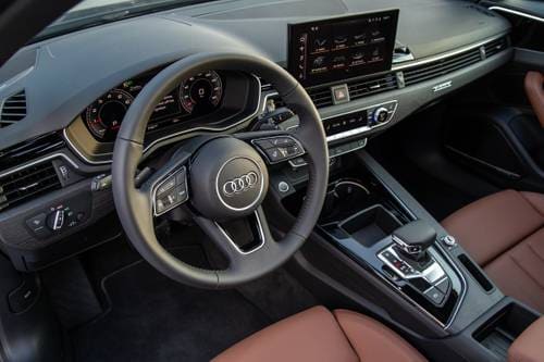 2021 Audi A4 Prestige S line 45 TFSI quattro Sedan Steering Wheel Detail