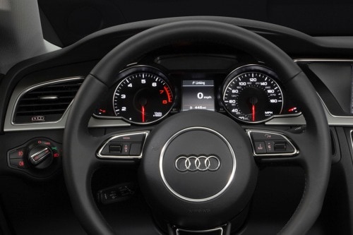 2015 Audi A5 2.0T Premium quattro Coupe Steering Wheel Detail