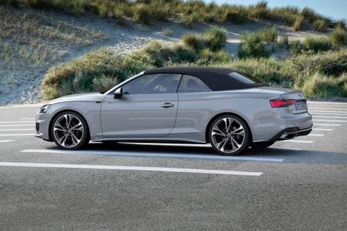 2020 Audi A5 Prestige 45 TFSI quattro Convertible Exterior. European Model Shown.