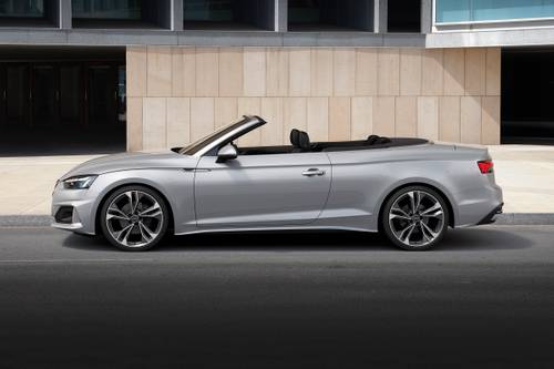 2020 Audi A5 Prestige 45 TFSI quattro Convertible Profile. European Model Shown.