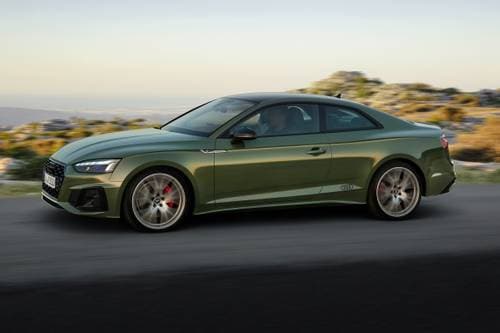 2020 Audi A5 Prestige 45 TFSI quattro Coupe Profile. European Model Shown.