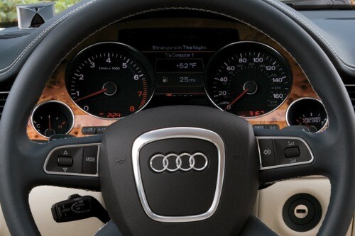 2008 Audi A8 Sedan Aux Controls