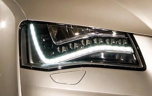 2011 Audi A8 4.2 quattro LED Running Light Detail