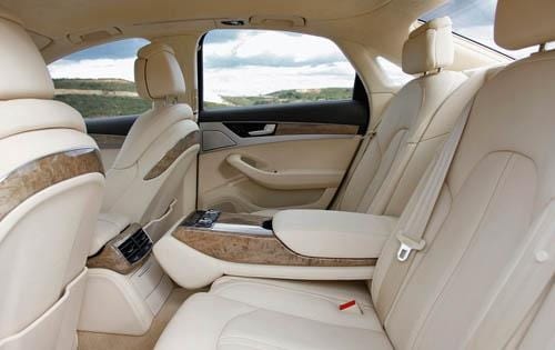 2011 Audi A8 4.2 quattro Rear Interior