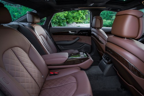 2016 Audi A8 L TDI quattro Sedan Rear Interior