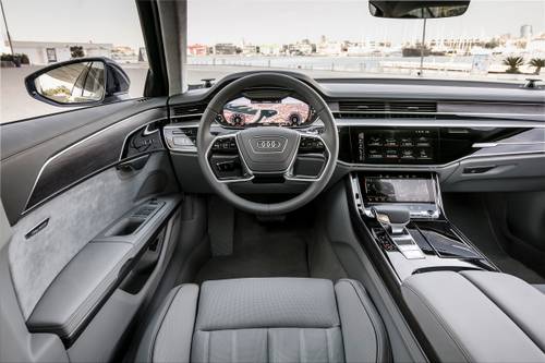 2019 Audi A8 L 3.0 TFSI quattro Sedan Steering Wheel Detail