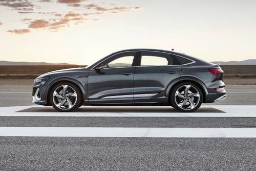 Audi e-tron S Sportback Prestige 4dr SUV Profile. European Model Shown.